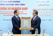 Palestine truy tặng Huân chương Đại huy chương cho Đại tướng Võ Nguyên Giáp