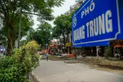 Phố Quang Trung phải bóc dỡ làm lại do nền đường không đạt chất lượng