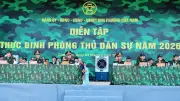 Phường Cửa Nam tổ chức diễn tập khu vực phòng thủ năm 2026