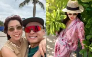 Phương Oanh khoe sắc rực rỡ, Hồng Đăng cùng gia đình du lịch xuyên Việt