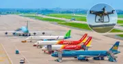 Phát hiện UAV gần sân bay Nội Bài, 16 chuyến bay phải tạm dừng