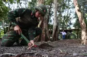 Quân đội dùng radar siêu âm tìm mộ tập thể tại công viên Lê Thị Riêng