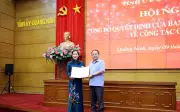 Quảng Ninh bổ nhiệm Trưởng Ban Tuyên giáo và Dân vận Tỉnh ủy