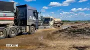 Quảng Trị yêu cầu xử lý dứt điểm bụi tại công trường sân bay