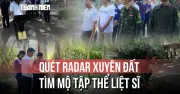 Quét radar xuyên đất tìm mộ tập thể liệt sĩ tại Công viên Lê Thị Riêng
