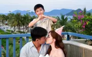 Sinh nhật chồng đại úy, Hoa Minzy nhắn nhủ: Anh yên tâm công tác, em và con luôn là hậu phương