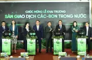 Sàn carbon Việt Nam: Phiên đầu tiên giao dịch 1.210 tấn CO2, giá 130.000-136.000 đồng