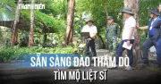 Sẵn sàng đào thăm dò mộ liệt sĩ tại công viên Lê Thị Riêng cuối tháng 6