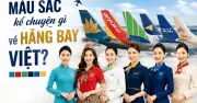 So gáng đồng phục tiếp viên hàng không Việt: Vietnam Airlines xanh ngọc, Vietjet đỏ