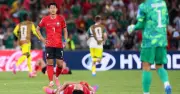 Son Heung-min và Hàn Quốc suy sụp sau thất bại 0-1 trước Nam Phi