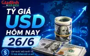 Tỷ giá USD hôm nay 26/6: Đồng đô la Mỹ đồng loạt giảm cả khối ngân hàng và chợ đen