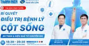 Tư vấn trực tuyến: Bí quyết điều trị bệnh lý cột sống an toàn và hiệu quả