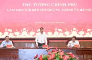 Thủ tướng Lê Minh Hưng làm việc với Hà Nội: Đặt mục tiêu tăng trưởng 11% năm 2026