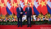 Thủ tướng Lê Minh Hưng đón Thủ tướng Campuchia Hun Manet thăm chính thức