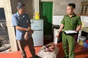 Thèm ăn thịt, người đàn ông bắt trộm dê của hàng xóm