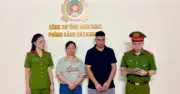 Thu giữ gần 470kg bánh đúc chứa hàn the, khởi tố hai bị can