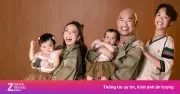 Thu Trang, Tiến Luật hạnh phúc bên cặp song sinh và con trai cả 14 tuổi