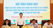 Tôi luyện đội ngũ cán bộ chủ chốt đủ 'Tâm - Tầm - Tài' xây dựng TP.HCM văn minh, hiện đại