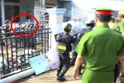 Tạm giữ nam thanh niên cầm dao chém cảnh sát cơ động ở Đồng Tháp
