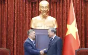 Tổng Bí thư Tô Lâm tiếp Quyền Bộ trưởng Hải quân Hoa Kỳ Hùng Cao
