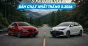 Top xe sedan gầm thấp bán chạy nhất tháng 5: Toyota Vios dẫn đầu