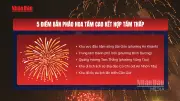 TP HCM bắn pháo hoa 15 phút mừng 2/7 tại 16 điểm