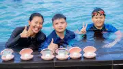 Trải nghiệm bơi cùng Ánh Viên giúp trẻ phòng tránh đuối nước