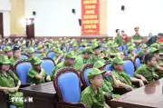 Trải nghiệm thiết thực từ trại hè Học làm chiến sĩ công an