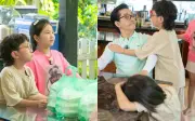 Tuấn Hưng bên vợ con trong bữa cơm gia đình ấm áp