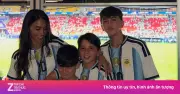 Vợ con Messi rạng rỡ rời sân sau hat-trick của anh tại World Cup 2026