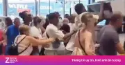 Video cảnh vỡ trận ở siêu thị bán điều hòa ngày Pháp nắng nóng kỷ lục