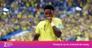 Video Vinicius mở tỷ số 1-0 cho Brazil trước Colombia