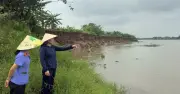 Viện kiểm sát kiến nghị khẩn cấp bảo vệ bờ sông Hồng trước sạt lở