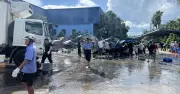 Vĩnh Long: Cháy nhà xưởng thủy sản trong KCN An Hiệp, thiêu rụi nhiều tài sản