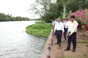 Vĩnh Long khắc phục sạt lở tại khu vực chùa Prek Tung
