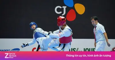 167 võ sĩ tranh điểm Olympic tại giải Taekwondo CJ Vietnam Open 2026