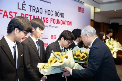 36 suất học bổng toàn phần Fast Retailing trao cho học sinh Việt Nam từ 2023