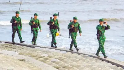 50 năm Đồn Biên phòng Hàm Luông: Xây dựng thế trận biên phòng toàn dân vững chắc