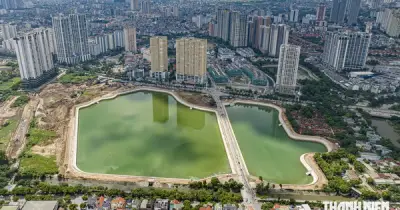 7 hồ chống ngập khẩn cấp Hà Nội cơ bản hoàn thành trước mùa mưa