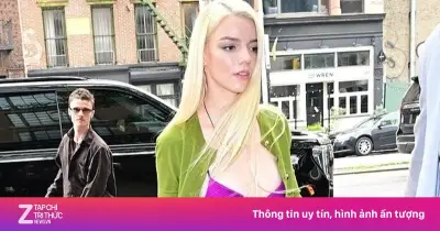 Anya Taylor-Joy khoe vóc dáng gợi cảm trên phố New York quảng bá phim Lucky