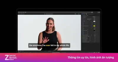 Apple cập nhật tính năng tự động tạo phụ đề AI trên Final Cut Pro