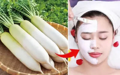 Bí quyết dưỡng da từ củ cải trắng: giảm mụn thâm, trắng hồng