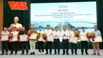 Bắc Ninh phát triển 314 MW điện mặt trời mái nhà trong 6 tháng đầu năm 2026