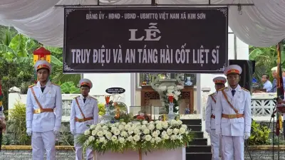 Bình Định: Truy điệu, an táng 2 liệt sĩ hy sinh năm 1966
