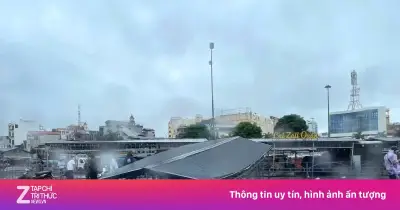 Bão số 1 giật cấp 11 tại Móng Cái: Cây đổ, nhà tốc mái, giao thông tê liệt