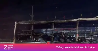 Bắt tạm giam tài xế vụ cháy xe khách làm 7 người tử vong ở Đồng Nai