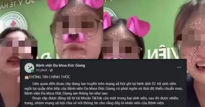 BV Đức Giang chấm dứt thực tập 2 nữ sinh phát ngôn phản cảm