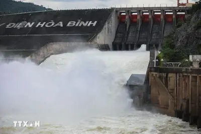 Cao Bằng mở cửa xả nước 2 nhà máy thủy điện ứng phó bão số 1