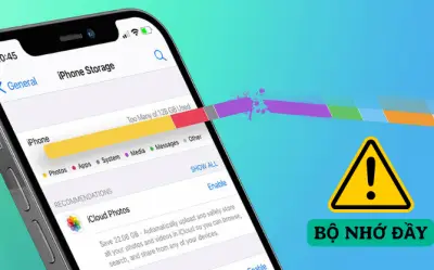 Cách giải phóng bộ nhớ điện thoại khi đầy dung lượng hiệu quả