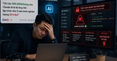 CEO Việt khoe dùng Claude AI thay lập trình viên, website bị lộ khóa cơ sở dữ liệu